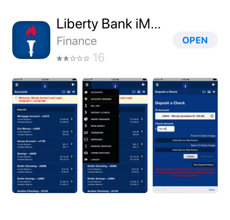 Liberty Bank On Twitter Update On Online And Mobile Banking We
