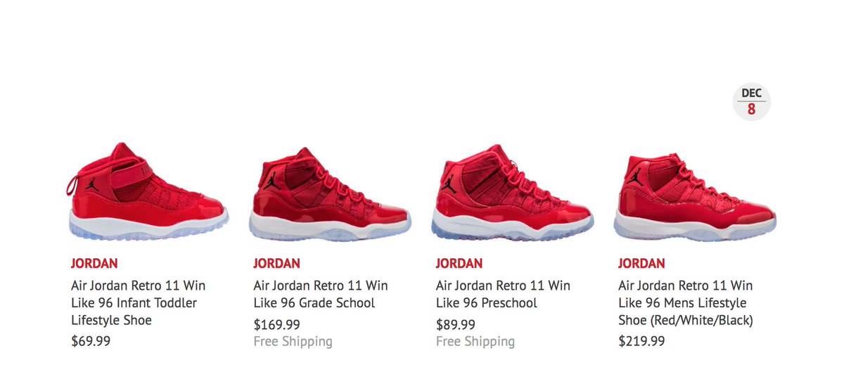 jordan 11 win like 96 grade school