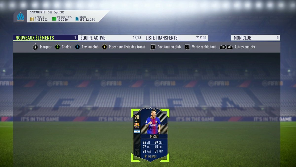 punnshiik's tweet photo. J'ai craqué les boyzz 😥On testera Messi TOTY demain en vidéo 😅 https://t.co/wAwyH0yTlY