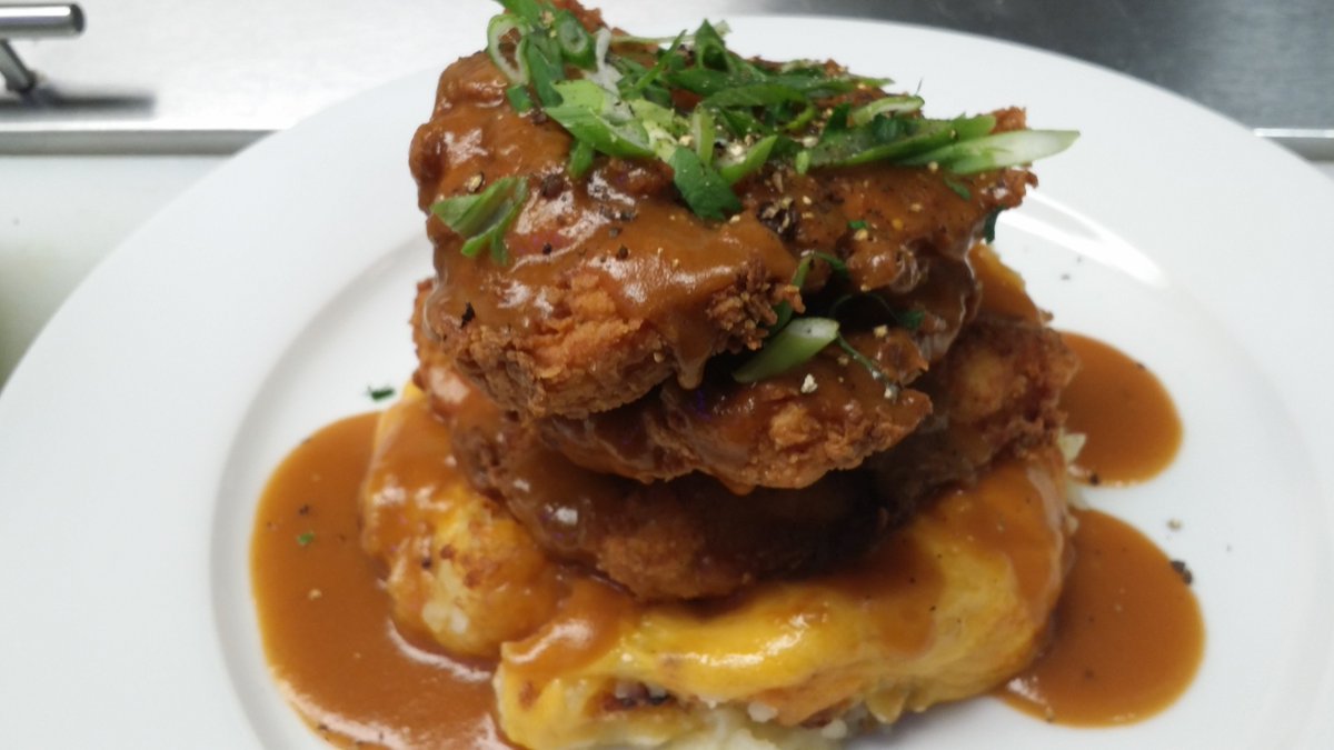 Southern Fried Chicken on a Cold Winter Night.