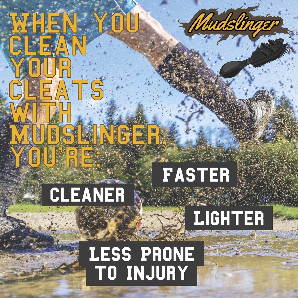 MudslingerClean's tweet photo. Mudslinger's 5 in 1 tools keep you lighter on your feet and improves your game!

Grab yours today at: https://t.co/2yeMf2RTzJ https://t.co/AT7at40KcS