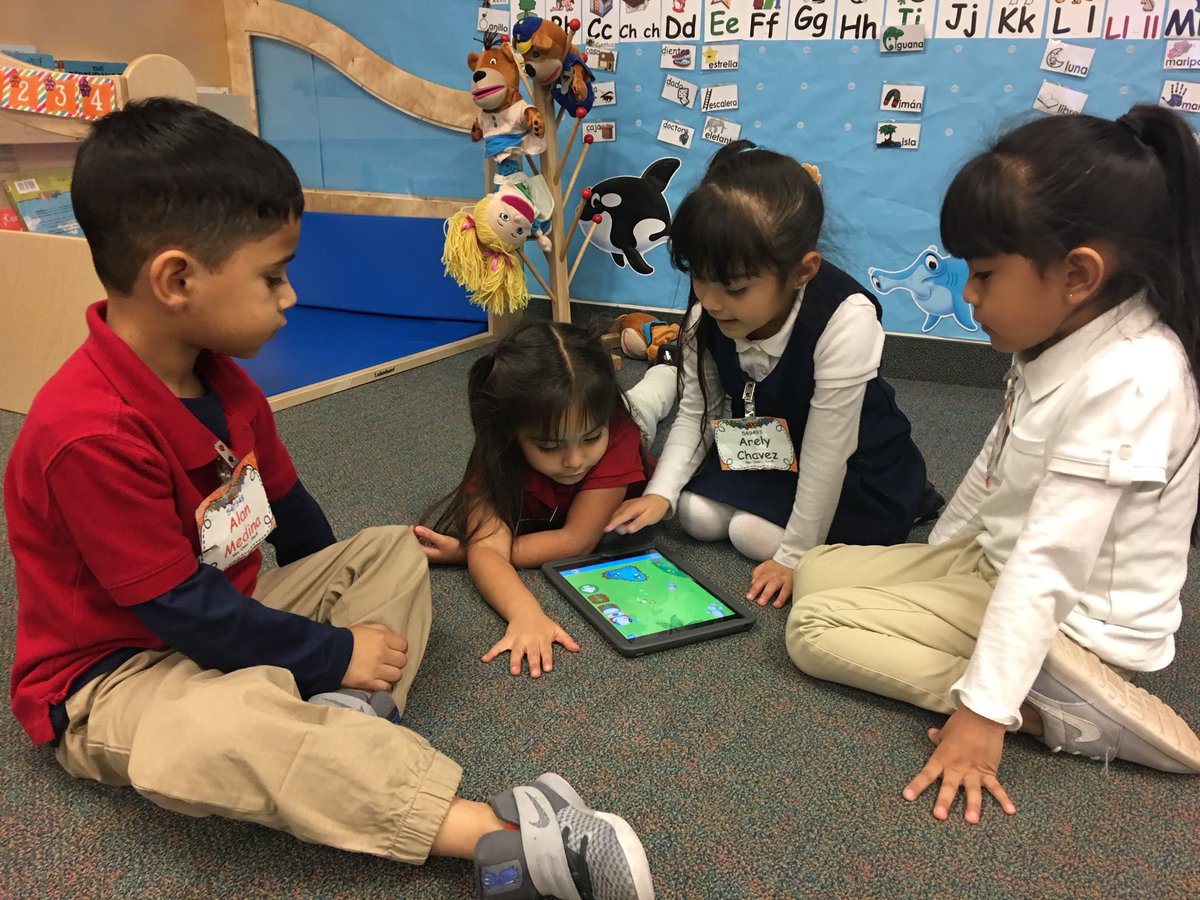 Ms_E_Saunders's tweet image. Prek enjoys Hour of Code! Important for kids to understand and be able to innovate with the technology around them. 😊 #cfbcodes #whycode
