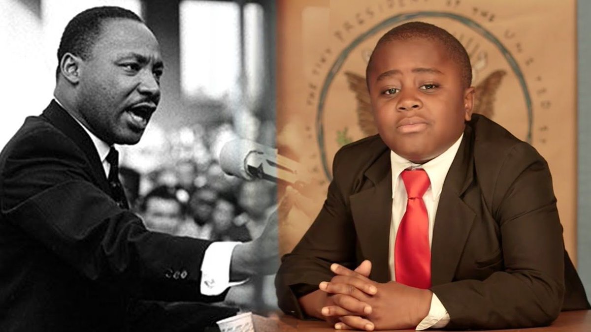 iamkidpresident's tweet photo. Once upon a time, there was a man named Martin Luther King Jr. ... // https://t.co/PQkgbbP8S7 https://t.co/Rp5QVp298q