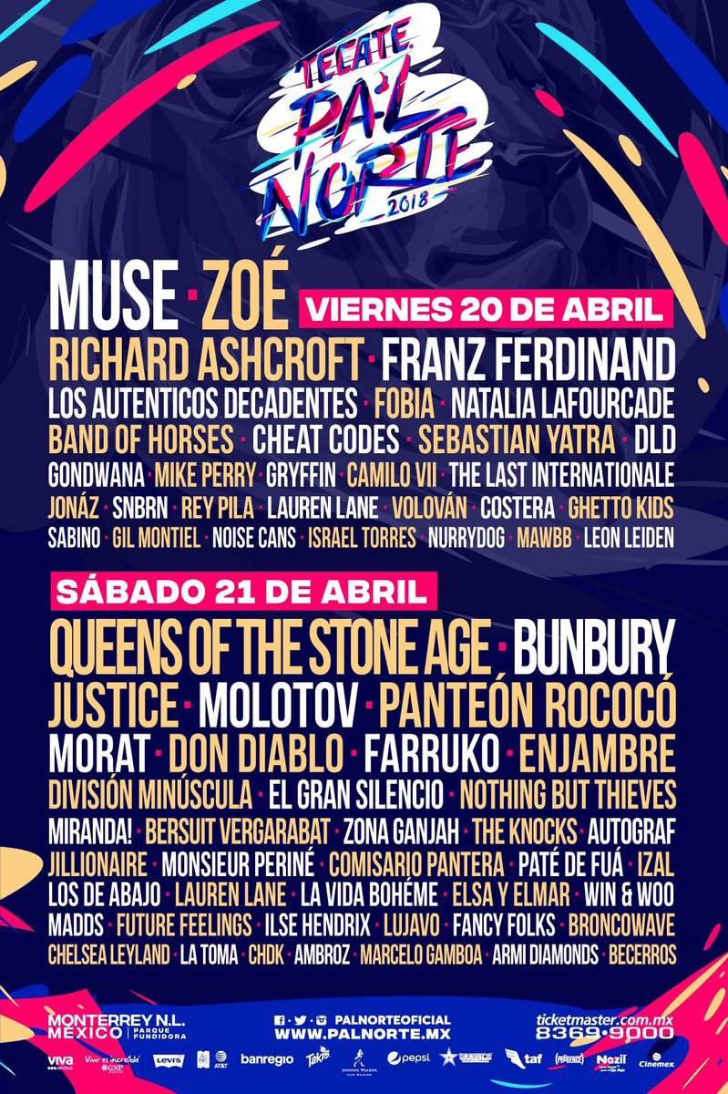 . <a href="/La_Toma/">INFOCENTRO LA TOMA</a> regresa con toda la energía a México, y se presentará en <a href="/PalNorteOficial/">PN</a> este 21 de abril en Monterrey. 🇨🇴