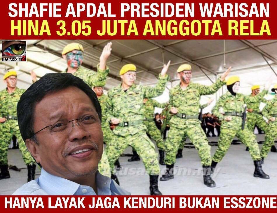 ShimaRT17's tweet photo. Presiden Warisan memperlekehkan keupayaan Anggota @relamalaysia sebagai Barisan Ke-2  Negara. https://t.co/gZti7SPtML