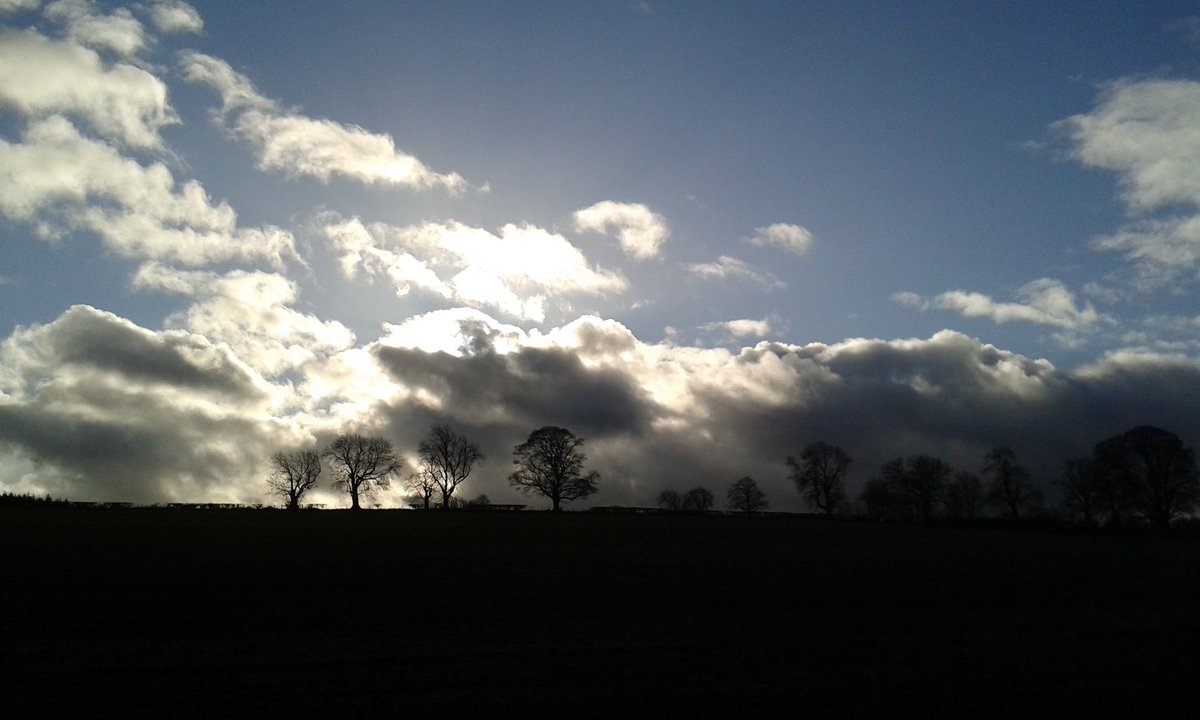 revsrgamble's tweet photo. Fields near Barnard Castle today. #barnardcastle #sunlight #sillohette https://t.co/BGOW7IQWH3
