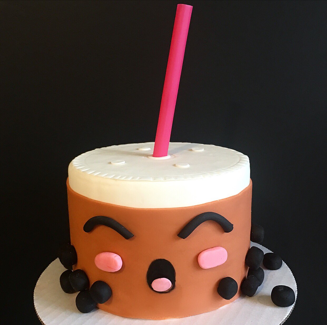 Duff's Cakemix on Twitter: "This cake is boba tea-riffic! 😊☕️🍰 #boba #cake  #cakedecorating #diy #fun #yummy #delicious #pasadena #oldtownpasadena  https://t.co/jaMwFW6WQv" / Twitter