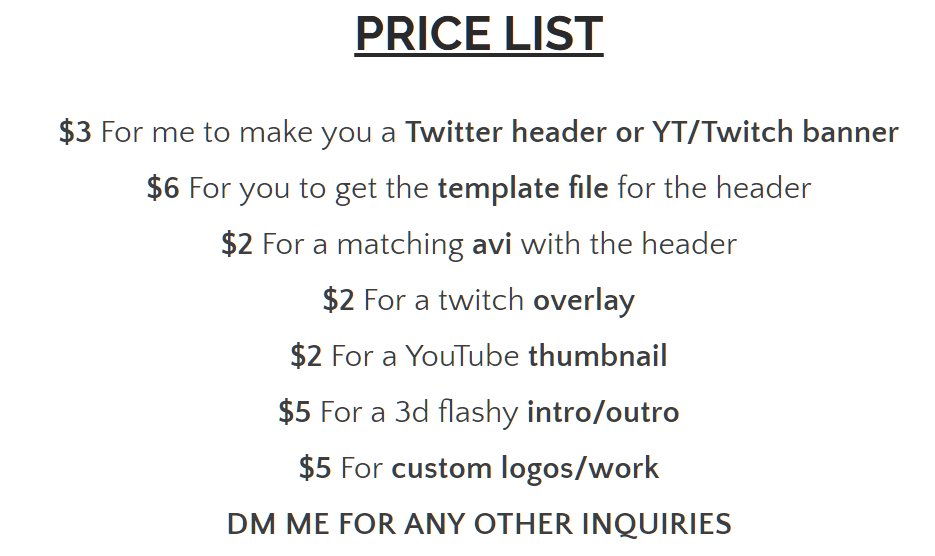 TBEJynx's tweet photo. HMU FOR GFX (PRICELIST BELOW)
PORT IN BIO
DM ME

Not doing customs atm, only premades

https://t.co/nNDWlmlK1j

@DNR_CREW @NightRTs @HyperRTs @Agile_RTs @CalzhyRTs @Quickest_Rts @Relay_RTs @ShawnAbner https://t.co/rD6fpe7IVE