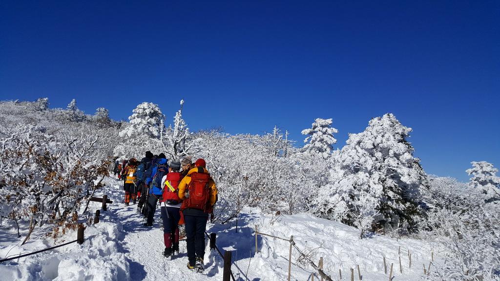 덕유산향적봉
엇그제는 눈보다 사람이 많았고
눈보다 사람이 아름다워...
주말콘도라는 예약제운영
예약안하면 발권을못함
그냥가시면 낭패봅니다
평일은 옛날맨쿠로...