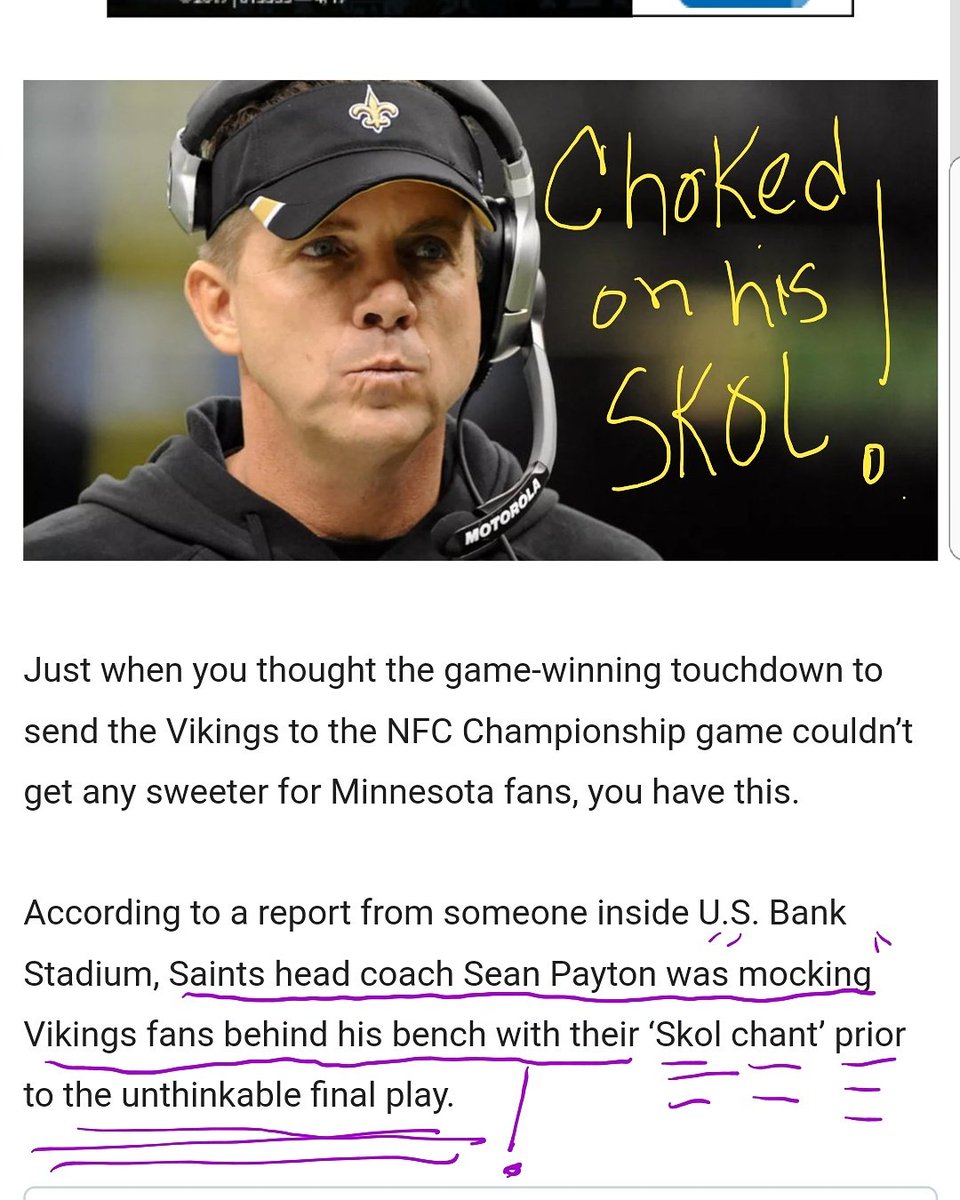CodeRedKari's tweet image. A GOOD LEADER NEVER MOCKS ANOTHER TEAM IN FRONT OF THEIR FANS,. WE RAMMED THAT SKOL DOWN HIS THROAT.   #mnvikingsfootball #skolvikings #skol #karifjeldberg #vikings #neworleansaints #saintsgameday #saintsfootball