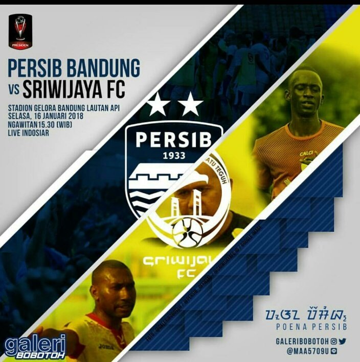 Optimis menang sib,buktikan kalau kita mampu!! Liga kemarin kita menang telak 3-0 tanpa balas💪 #PERSIBDAY #PialaPresiden2018