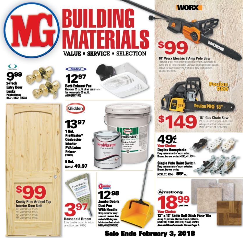 Come on in and check out these great #deals!  Sale ends February 3rd. goo.gl/AsgBw3 #Sale #lumber #hardware