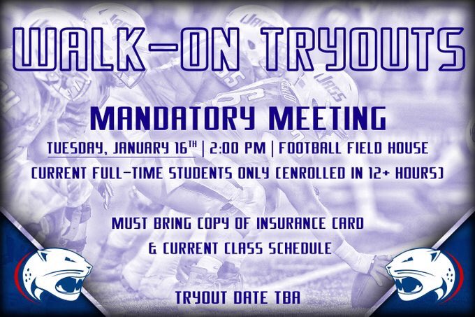 South Alabama Football On Twitter Last Call For Walk On