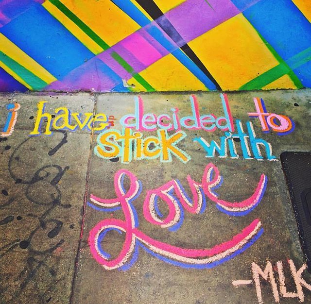 chalkproject's tweet photo. Love is it.  We are nothing without love.  Choose to live a life governed by love. “Eagerly pursue and see to acquire love, make it your aim, your greatest quest.” 1 Corinthians 14:1 #chalkproject #chalkart #dailyinspiration #dailyquote #chalkeveryday #sobechalk https://t.co/1mEQaYoKmM