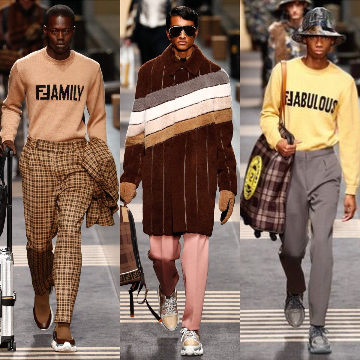 blackstylelist's tweet photo. FENDI Menswear, Fall 2018 Collection 
Photography: Alessandro Garofalo for VOGUE/Indigital.tv https://t.co/RkWDicdv6A