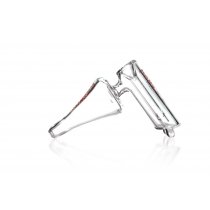 wrap_leaf's tweet image. Shop @wrapleaf to find great steamrollers at great pricing. 6" Helix™ Hammer Bubbler made on 32mm tubing with fixed cross-cut downstem, stabilizing feet, Venturi chamber mouthpiece, and air filtration to cool and spin smoke. #custom #blown #glass #durable #reliable