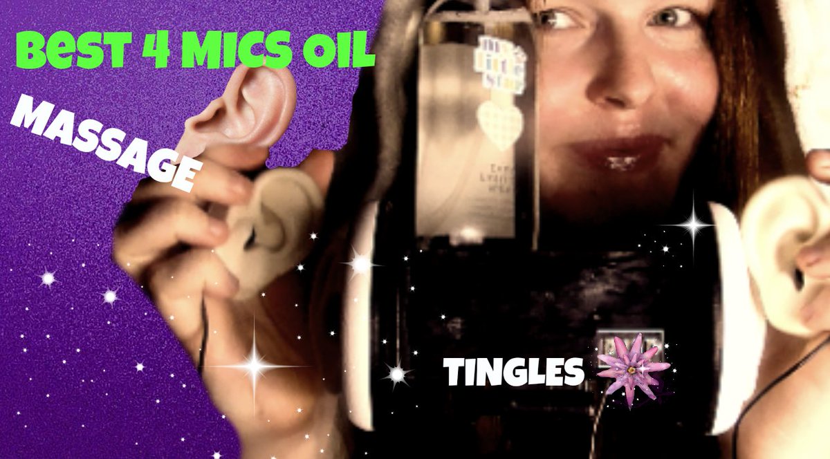 asmrlover89's tweet photo. I hope your all well i have other treat for you tonight we have a 4 mics oil message with close up whisper be up soon. https://t.co/ptjYSZIBE8