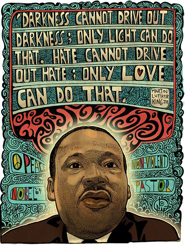 djnenim's tweet photo. Happy #MLK Day! Let’s continue to overcome the darkness with Light & hatred with Love! Join us tonight on the show- #seedsofafro on @radiofreebk from 6pm -8. It’s going to be nothing but awareness & enlightenment #martinlutherking #mlkday https://t.co/hkjFuRDgWr