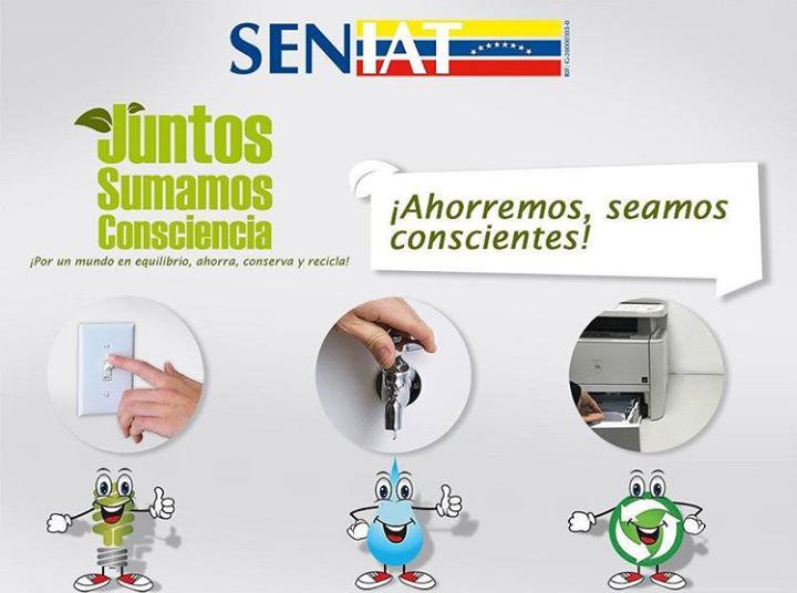 En el <a href="/SENIAT_Maracay/">SECTOR DE TRIBUTOS INTERNOS MARACAY</a> hacemos uso consciente y responsable de nuestros recursos, hazlo tú también y juntos #SumemosConsciencia ♻️