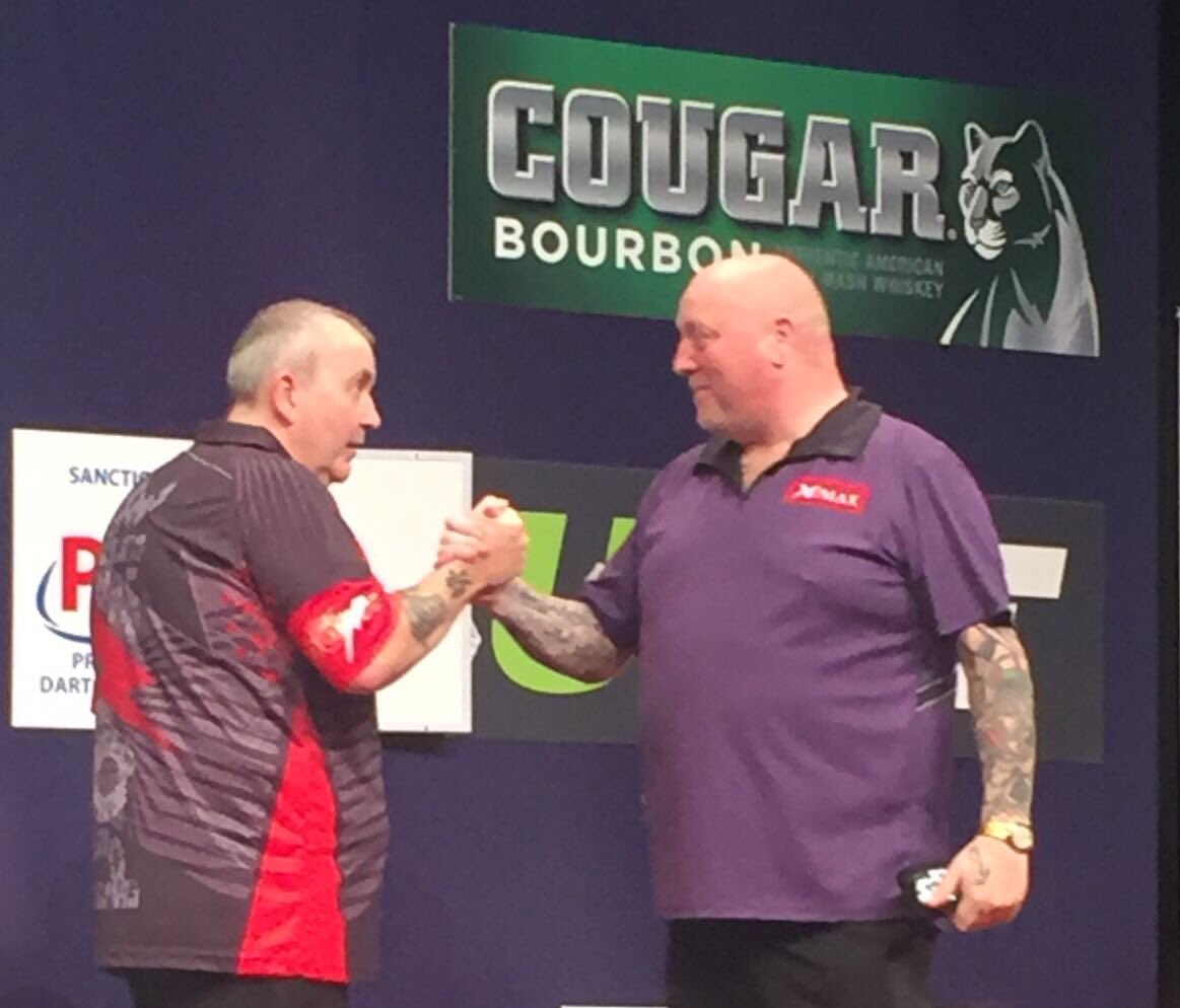 TheHammer180's tweet photo. Amazing 8 days in Brisbane! Some great memories made! On to the Gold Coast for the next event in the #prodartsseriesshowdown @PhilTaylor @devon_petersen @SWhitlock180 @KyleDarts @OnlyJohnGwynne @UBET #cougarbourbon #newscorpaus #formulasports #hammertime 🎯🇦🇺☀️🔨 https://t.co/GW9UmDPDKi