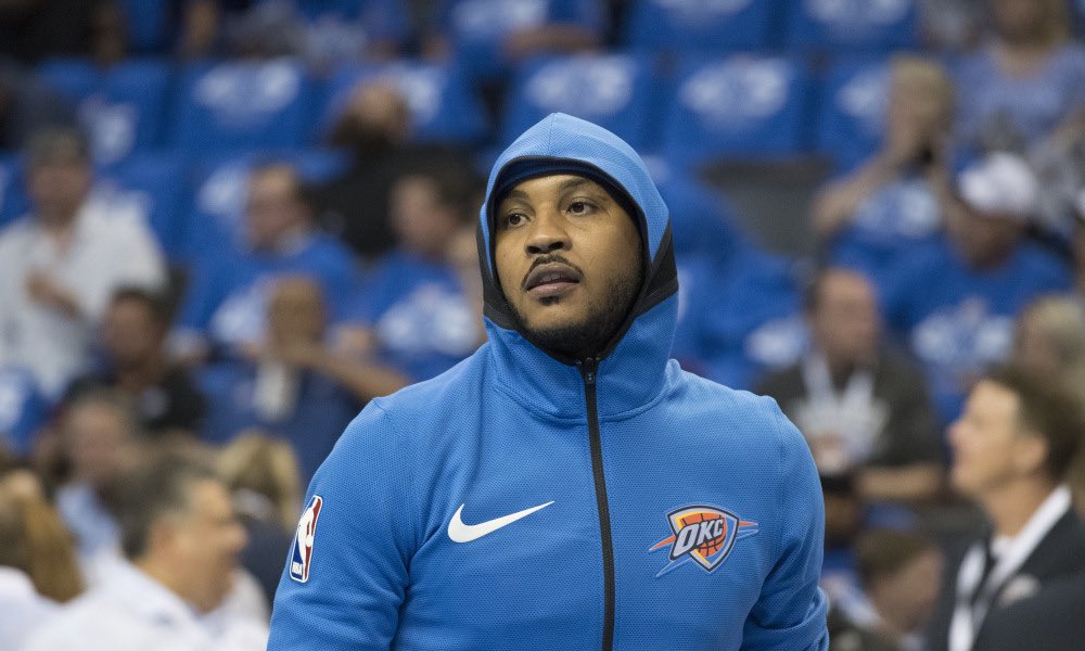 bootyszn's tweet photo. Send Carmelo Anthony (and Hoodie Melo) to LA. #NBAVote  @carmeloanthony https://t.co/T5wwFG8gf5
