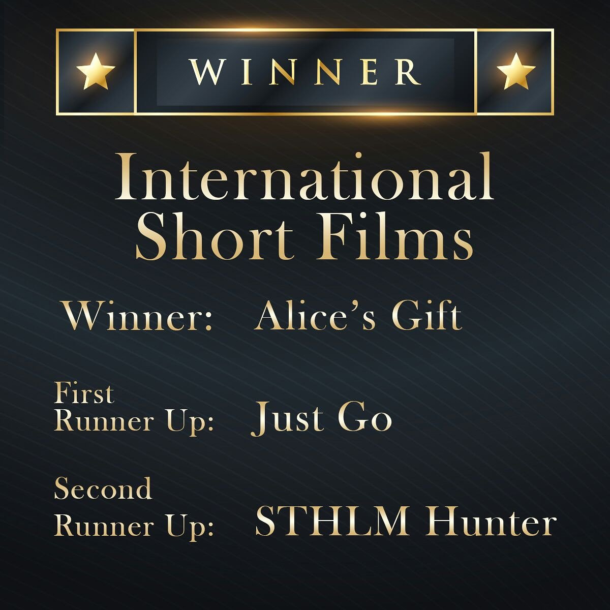 framesfilmfest's tweet photo. We officially announce the winners of International short films for 15th Frames Film Festival.
#15thFrames
#FramesFilmFestival https://t.co/CjcLiTDSk8