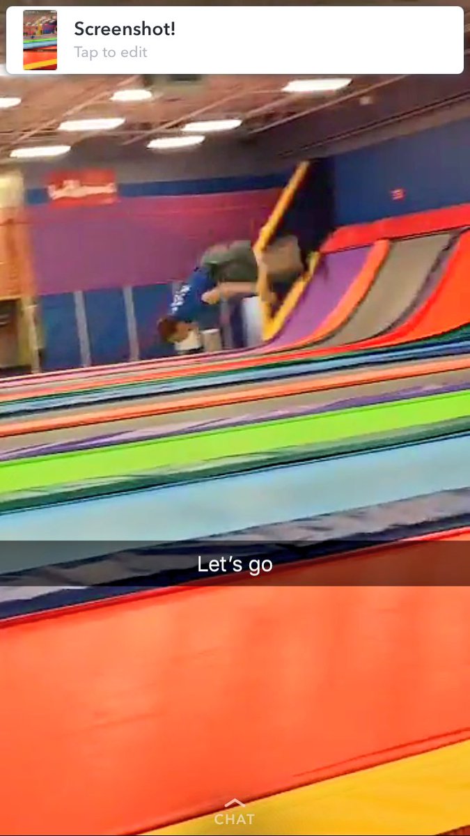 I am hopeful that @wslagle18 will put this video on twitter so you can see his sick skills on a trampoline! <a href="/GotJump/">Jumpstreet</a> was the bomb.com