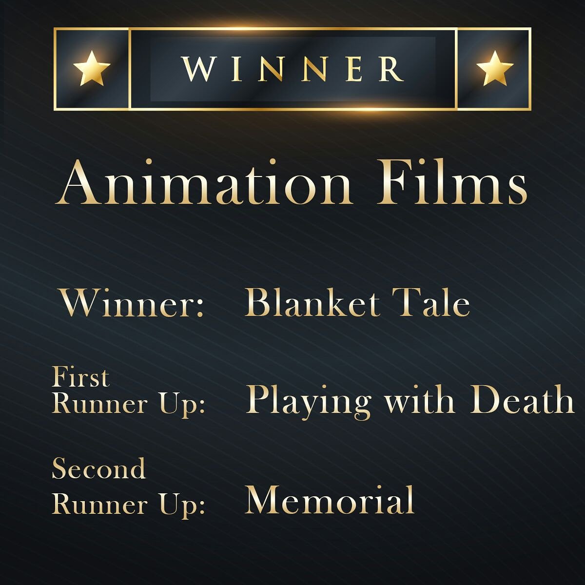 framesfilmfest's tweet photo. We officially announce the winners of Animation films for 15th Frames Film Festival.
#15thFrames
#FramesFilmFestival https://t.co/yowLMa22bu
