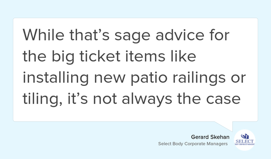 SelectBCM's tweet image. "But calling for quotes on every little item or in an emergency is not only unnecessary but is probably..." goo.gl/ryP9Ag #Quotes #Property #Bodycorporate #Job