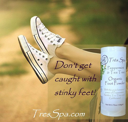 TresSpa's tweet photo. Stinky feet? No Way! Sweaty Feet? Not on my watch! Irritated toes? Never! One powder you never want to be without https://t.co/sX0yuTjQ5L #TresSpa #tres_spa #organic #footpowder #dustingpowder #naturalskincare #vegan #veganfriendly #veganskincare #plantpower #crueltyfree #beau https://t.co/lRb2yaUN8J