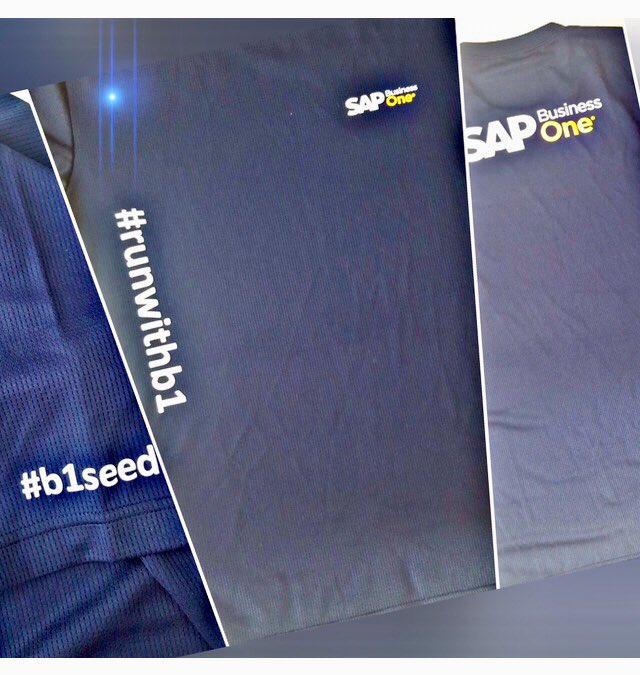 anil_marali's tweet photo. @SAPBusinessOne @NitinParanjape @Erwan_philippe @miteshrgandhi @Sku890 @MFahadHafeez @rohithasri @satishkumarm @vishalnairm @fzaidi_78 Dear Partners!! Thanks for the overwhelming response!! We have sent #SAPBusinessOne branded t-shirts to all the registered members 😀 so let’s set some goal, start sharing ur journey with #runwithb1 and stand chance to win cool prizes at #SAP #InnovationSummit #Vietnam Cheers👍 https://t.co/rhTnwgjMyS