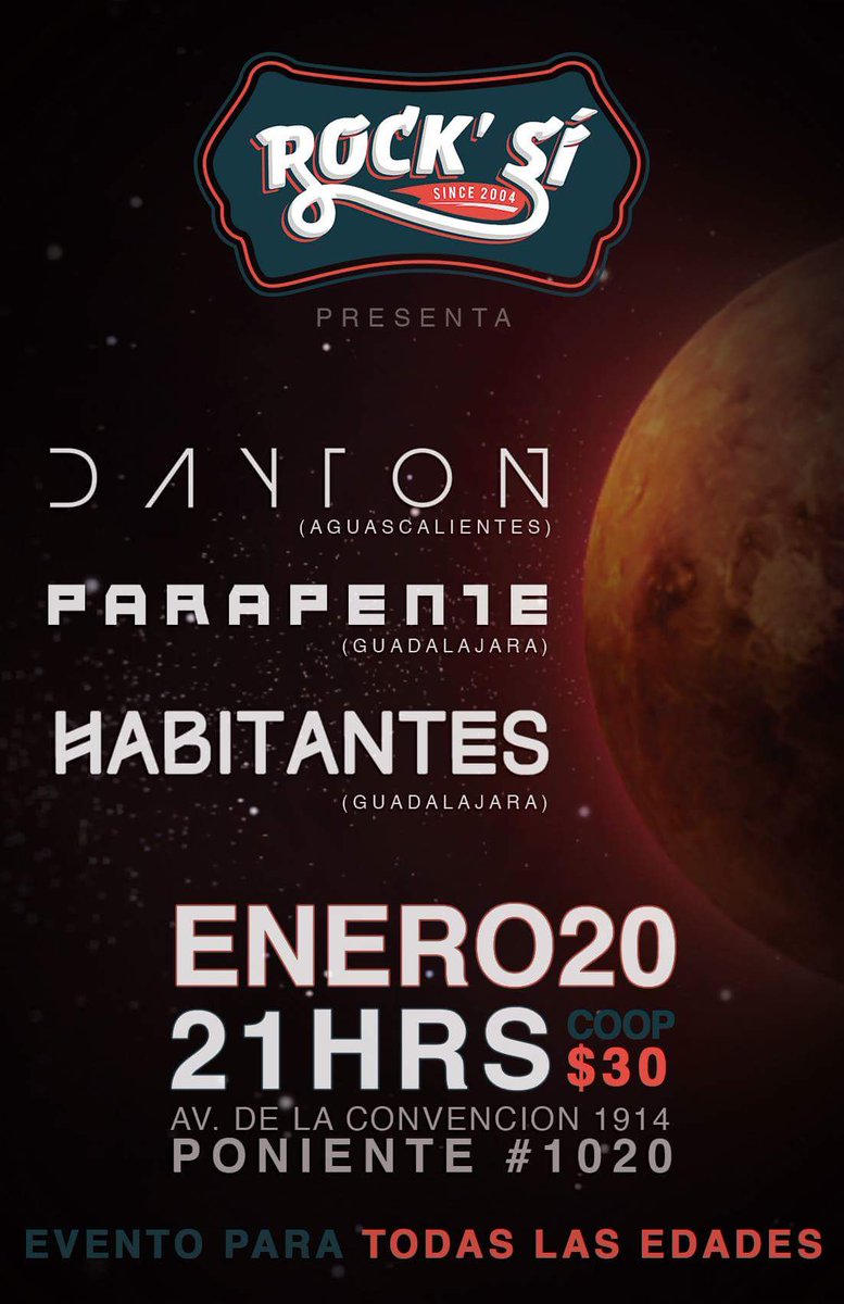 Parapente_MX's tweet photo. Siguiente parada en el #AtemporalesTour ... #Aguascalientes! Banda de por allá los esperamos junto con @DaytonBanda y @HabitantesMX 🎶🎸🤙 https://t.co/c2UjZZpvIQ