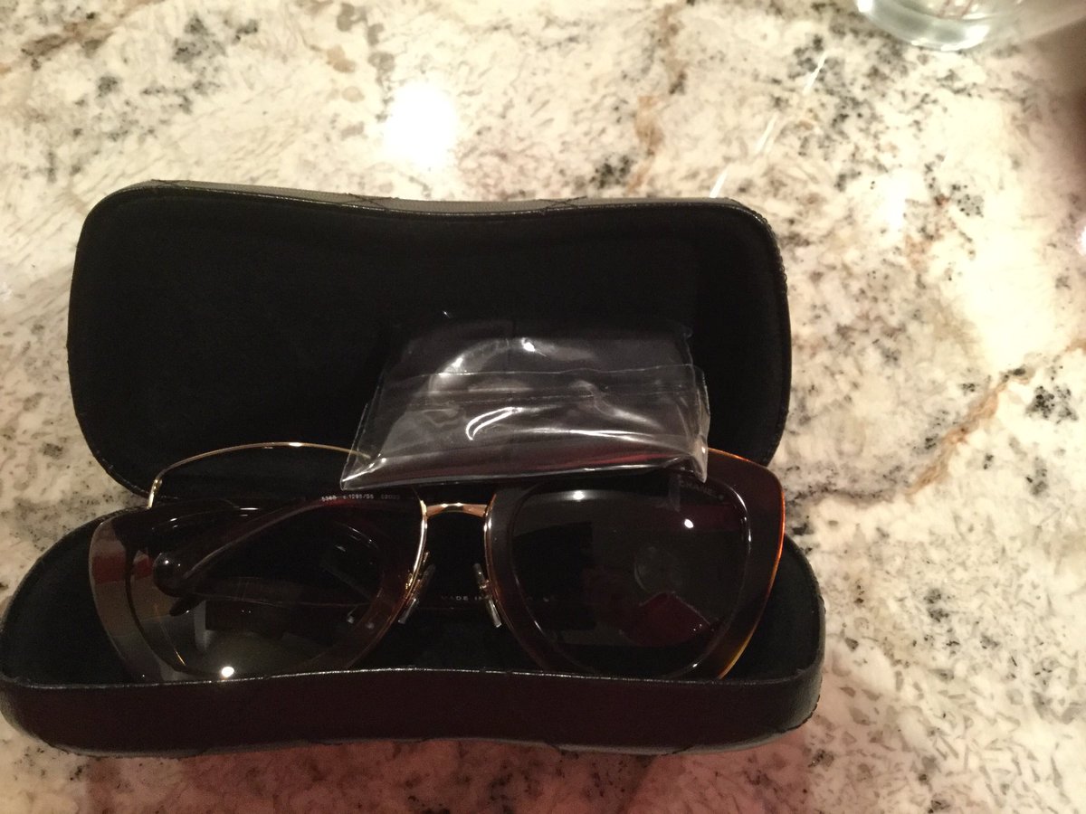 meararanadive's tweet photo. When your brand new @CHANEL shades fall apart as you take them out of their wrapper. WTF? Help! https://t.co/x8kFrpHuTh