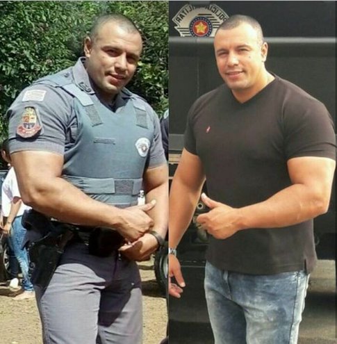 pacocutler's tweet photo. #opolicial #pedaço #muscle #musclecop #PoliceOfficer #brazilianhunk #uniforms #grande #maciço https://t.co/m5KLIlvdUD