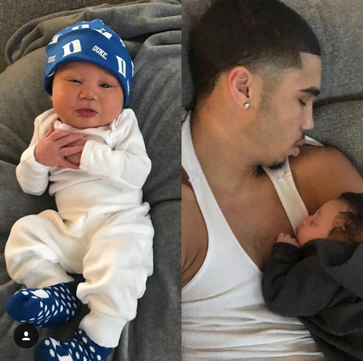 Boston_Diehards's tweet photo. This is Jayson Tatum's son. Weird, I guess Ben Simmons got a makeover https://t.co/1wrde4zUQq