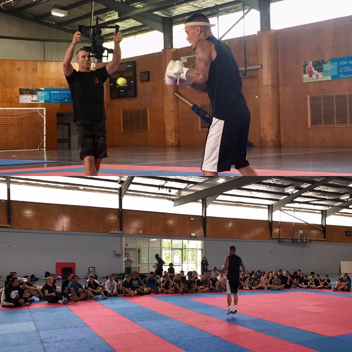 georgekambosos's tweet photo. Open Workout This Morning At The Sydney Academy Of Sports ππ #binspired #teamferocious #wba5 #wbo13 #aus1 https://t.co/XuYnyvmhJU