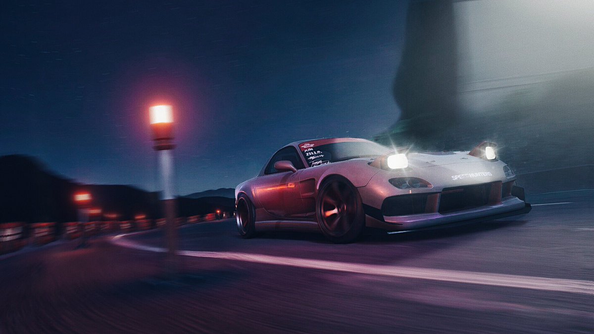 SnapmaticPat's tweet photo. Rounding the Observatory in Fortune Valley. 
#needforspeed #gaming #mazdarx7 #photography https://t.co/qBzwqdLt6l