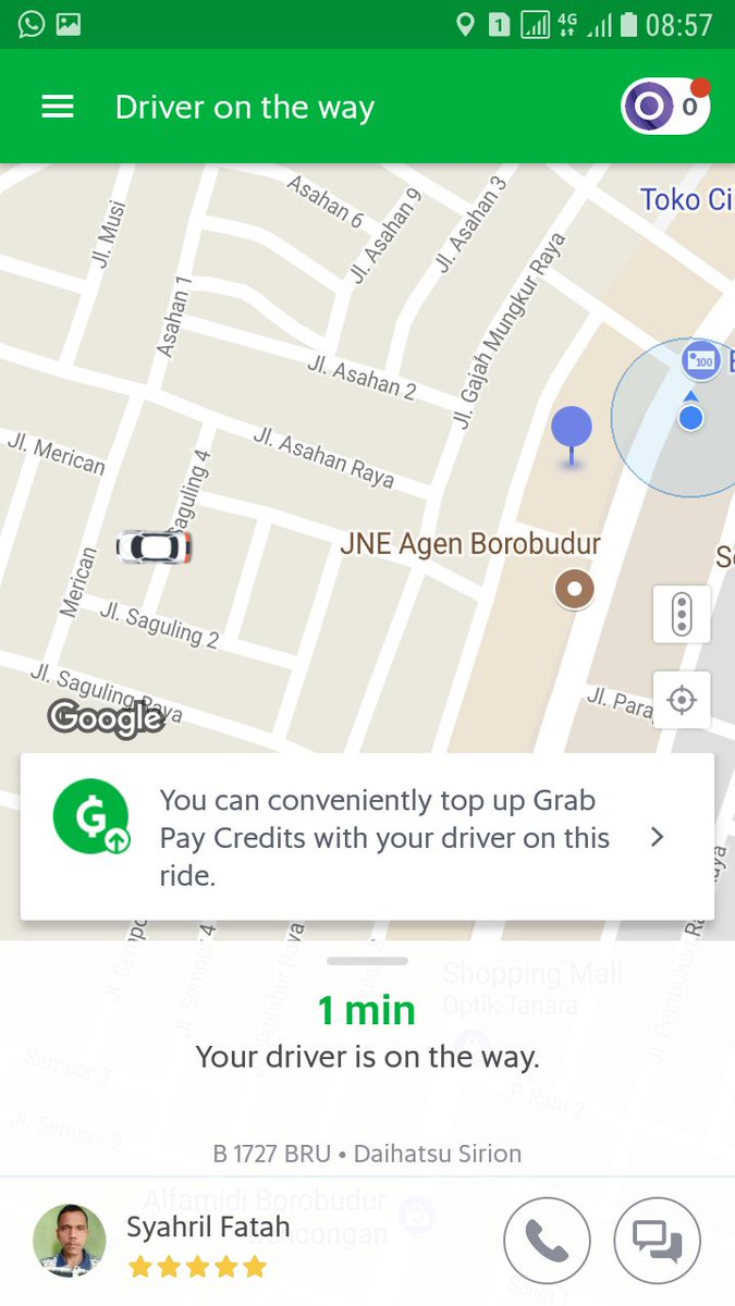 Padahal 1 min, jarak nya, mobil ga gerak gerak <a href="/GrabID/">Grab Indonesia</a> #halah #drivergaptek #drivermales