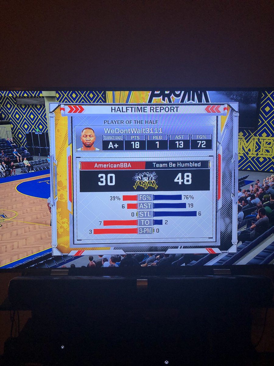 WeDontWait3111's tweet photo. Slight work, starting our night off right #BeHumbled #ELITE #XboxOne #2kDraftMe #2k18 #Dimer #DoubleDoubles #WeDontWait3111 just having a lil fun ya know #Workkkkk https://t.co/UzDElL0beK