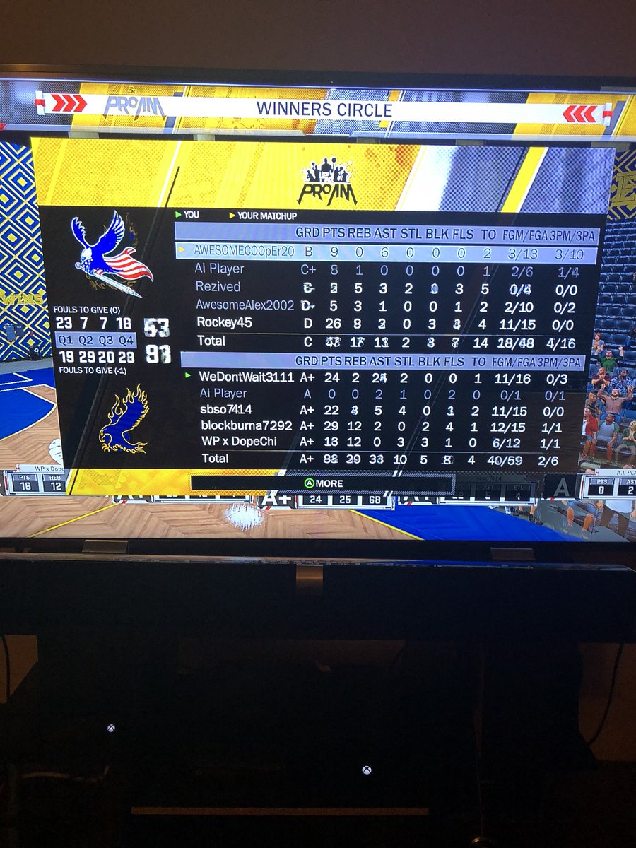 WeDontWait3111's tweet photo. Make em scream UNCLE.... #WeDontWait #QuarterDimes on deck... #2kdraftme #2k18 #2kLeague #BeHumbled #ELITE #Workkkkk #DoubleDoubles #Wins #DefenseWinChampionships https://t.co/DL6erc5LhS