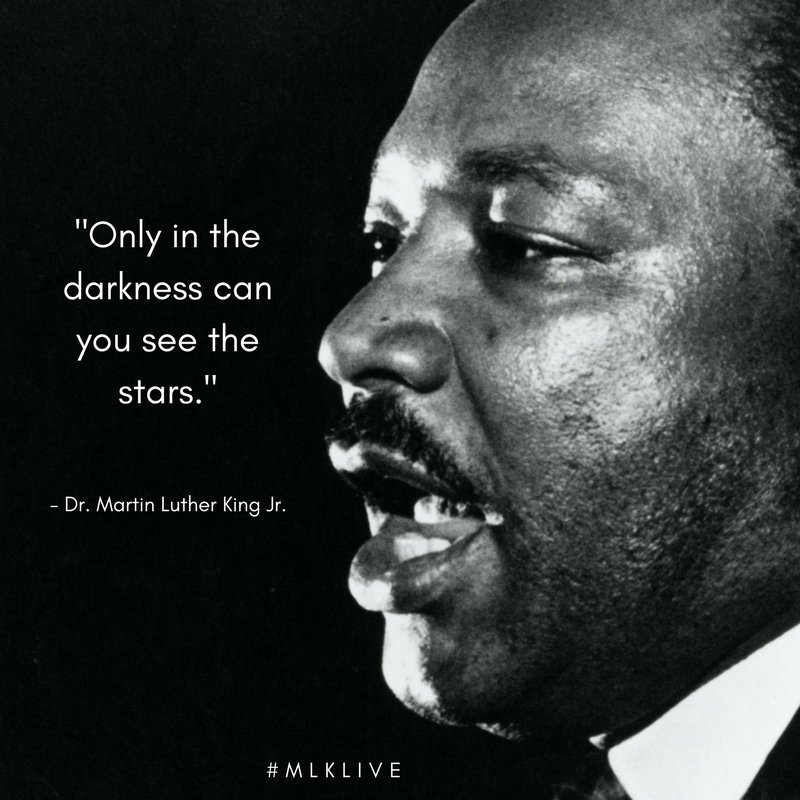 FBCG's tweet photo. "Only in the darkness can you see the stars." - Dr. Martin Luther King Jr. #FBCGLive #MLKLive https://t.co/aMGttlIt6w