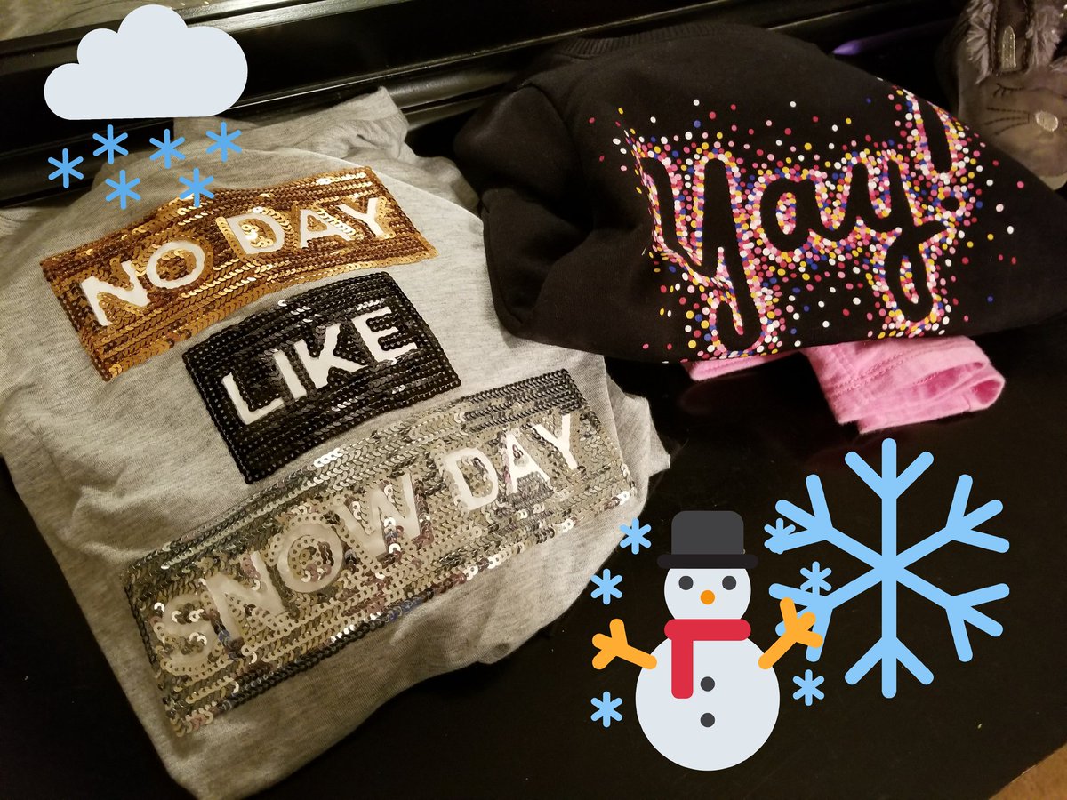 randihouse's tweet photo. Got our outfits for tomorrow ready (hopefully). @KATVToddYak #cmonsnow https://t.co/qMksTA18f4