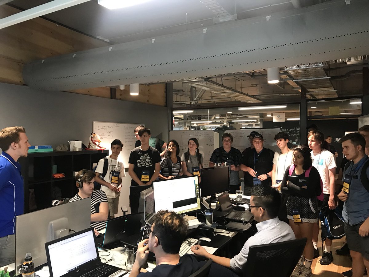 RiverCityLabs's tweet photo. Today at River City Labs we have National Youth Science Forum students touring through the Labs. Great for them to speak with a fellow physics student to see how he progressed into working for a Startup. https://t.co/rbeSyWwKQm