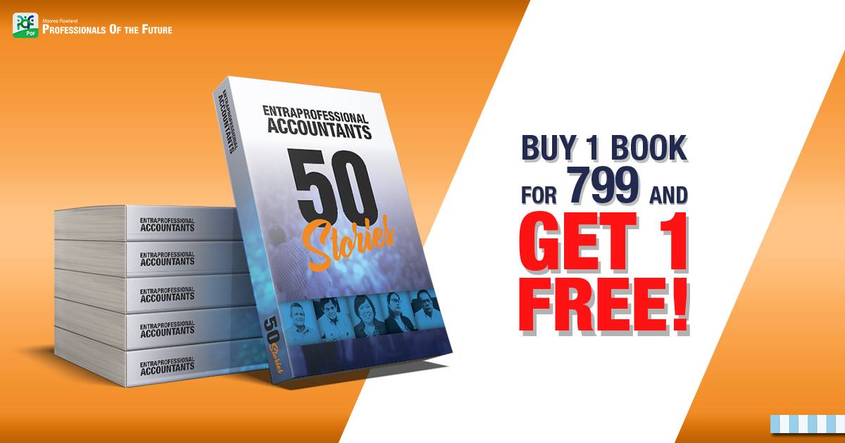 POF_Ph's tweet photo. 50 Different Stories with 1 Passion in 1 BOOK - “Entraprofessional Accountants 50 Stories.” 

Grab your own copy of the book now! BUY 1 BOOK and GET 1 absolutely FREE! 

**Promo runs for a limited time only

Click here: https://t.co/fNGAYDuc9W https://t.co/oDnF9heIIN