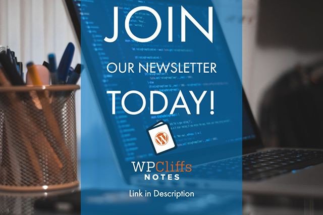 CTWebDev's tweet photo. WPCliffsNotes Fans, I am starting a #WordPress #newsletter! This newsletter will be about WordPress and #WebDevelopment. Please #subscri... https://t.co/yA2yjCLwWy