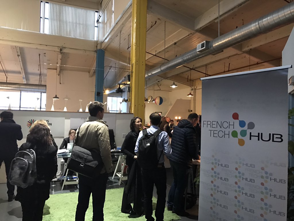 VanessaChocteau's tweet photo. Team #FrenchIoT @GroupeLaPoste discovers @InnovPRIME by @ParisRegion at #SanFrancisco with @intlboost : ´facilitates transatlantic partnerships' Great meeting with Emilie Jessula &amp; @Cloex_ 
 - Many thanks! https://t.co/QlVeHUoiLL