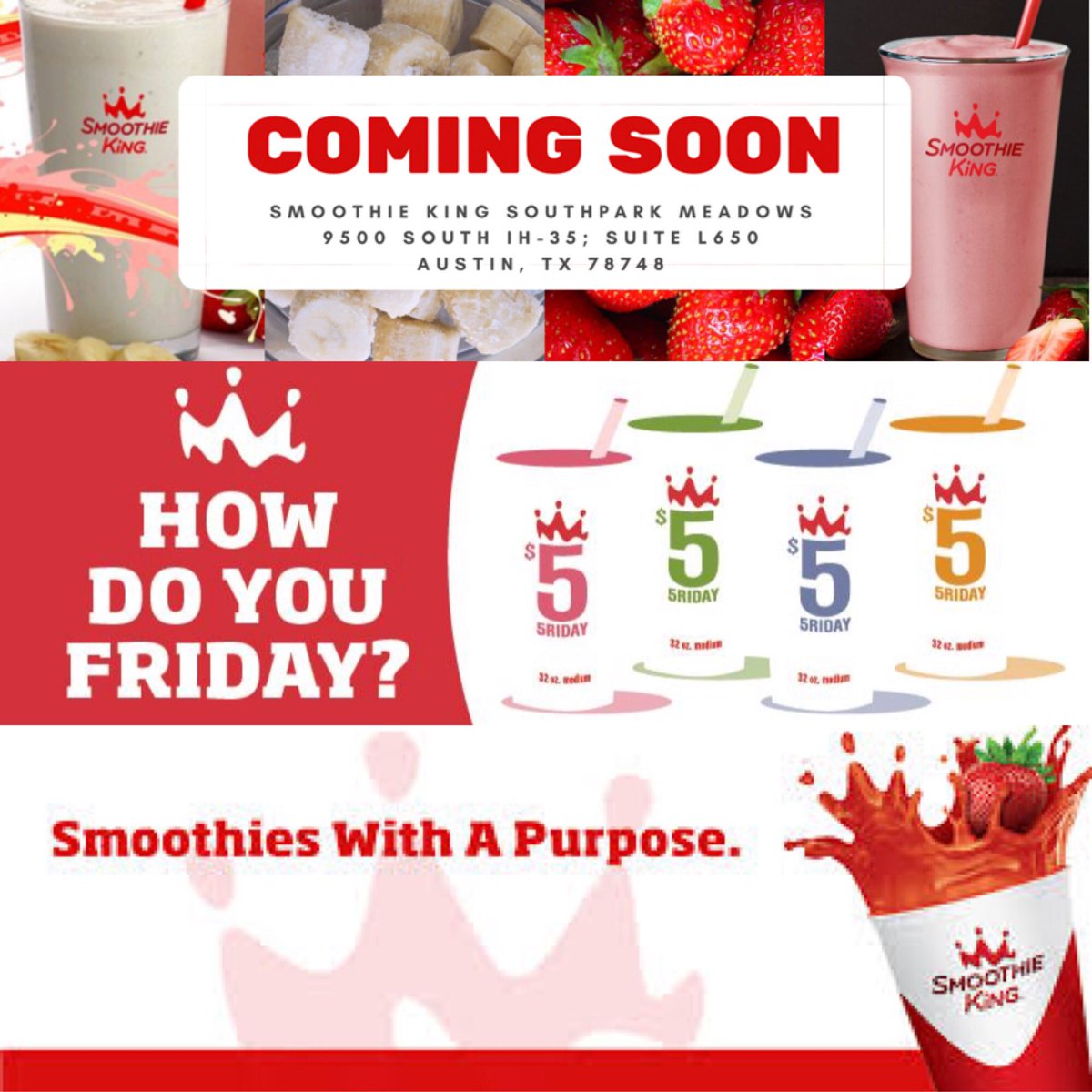 Smoothie King Austin Southpark Meadows on Twitter "Smoothie King