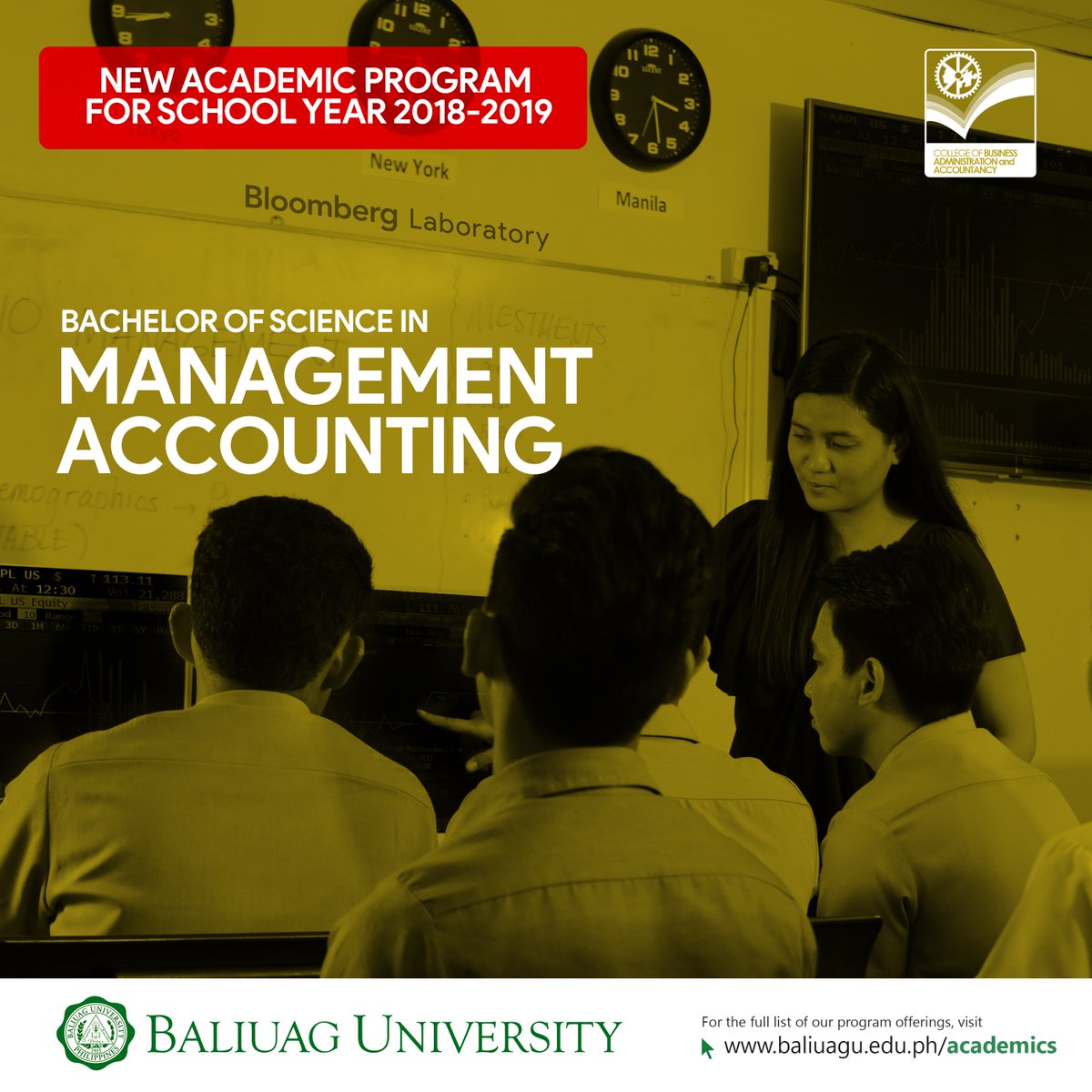 baliuagu's tweet photo. Announcing the New Program Offerings of Baliuag University for School Year 2018-2019! For more info, visit us today!

https://t.co/HPFOtWNnWc https://t.co/N8JBzKEaD6