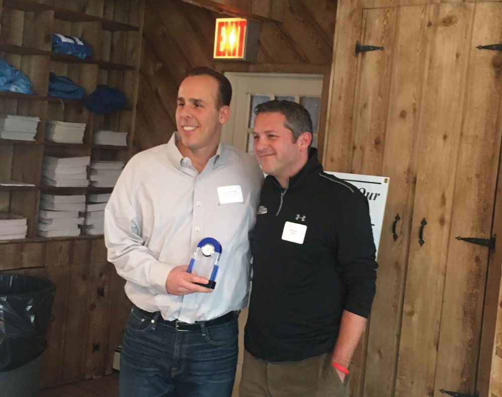 AMSkierCamps's tweet photo. Our friend Mark Hemmerdinger was honored by NYSCDA this past Thursday at Breezmont Day Camp. We're proud of him and our friendship together! https://t.co/kShU1Hw53z