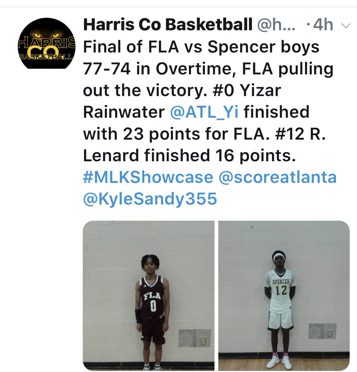 FLAGryphonSport's tweet photo. @SandysSpiel FLA broke Spencer High School’s 12 game winning streak...... Congratulations FLA!!!!!! https://t.co/14voU5SOfP